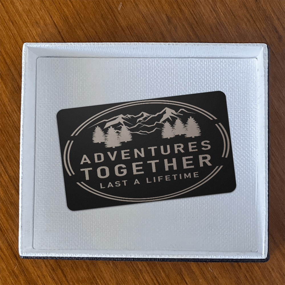 Engraved Metal Wallet Card, Gift worth giving with meaning and thoughtfulness a life time
