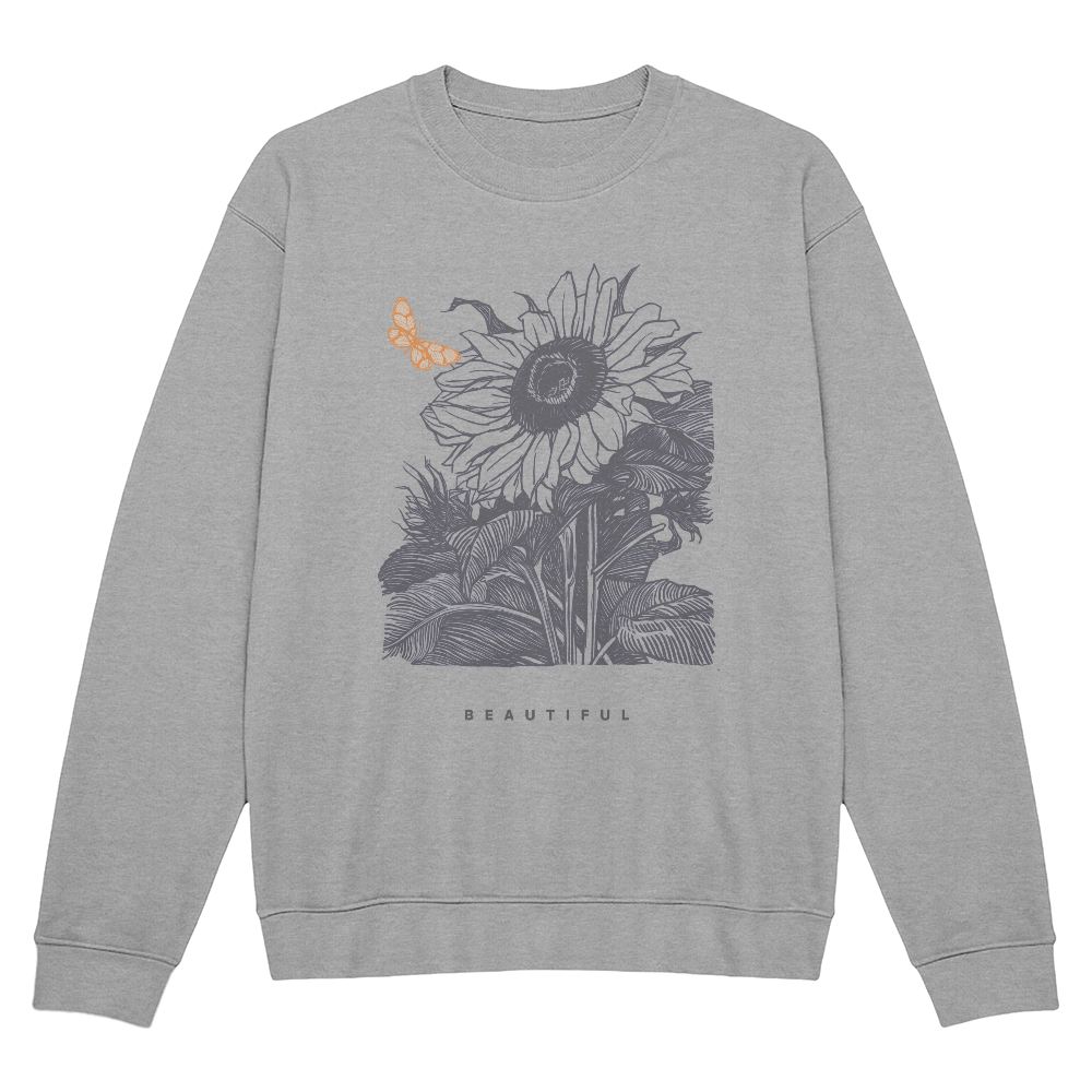 Sunflower Vibes, Beautiful Butterfly Kiss, Warm cozy Spiritual Heavenly