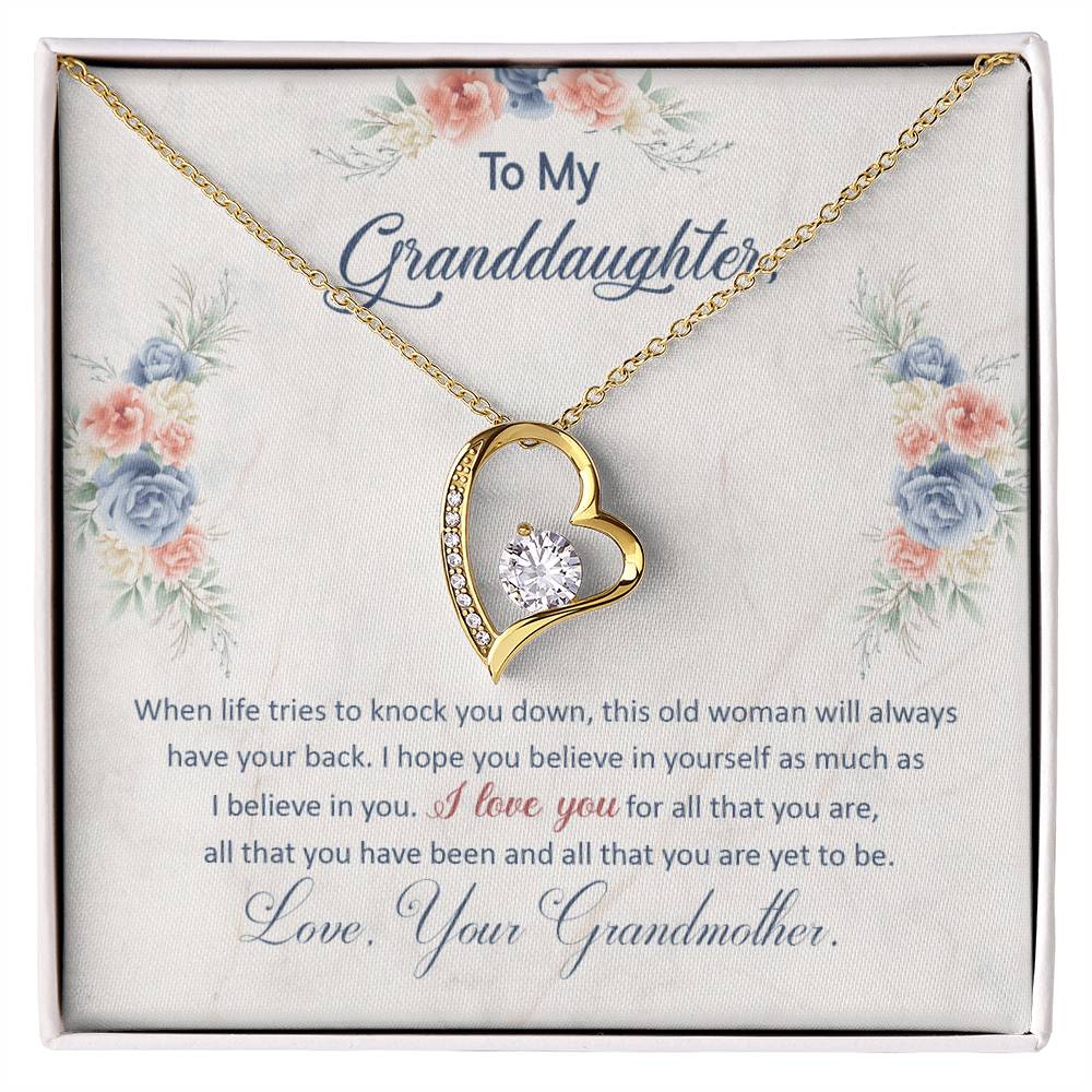 To My Granddaughter, This Old Woman Will Always Have Your Back