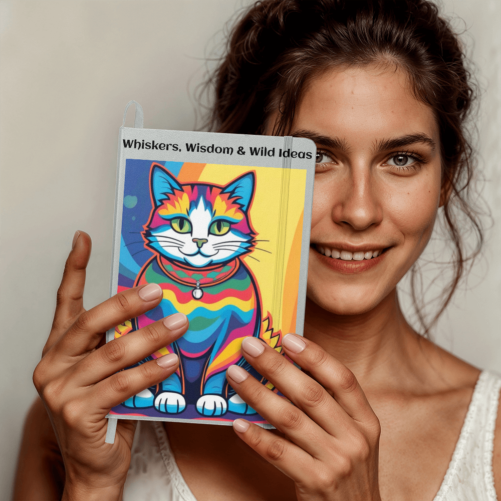 Whiskers, Wisdom & Wild Ideas Journal- Cool Cat Notebook for Writing, Notes & Everyday thoughts