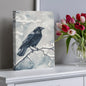 SNOWY WINTER SCENE RAVE, MAGICAL,MURDER BIRD,SMART PROTECTOR OF LIFE