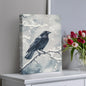 SNOWY WINTER SCENE RAVE, MAGICAL,MURDER BIRD,SMART PROTECTOR OF LIFE