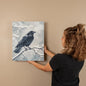 SNOWY WINTER SCENE RAVE, MAGICAL,MURDER BIRD,SMART PROTECTOR OF LIFE