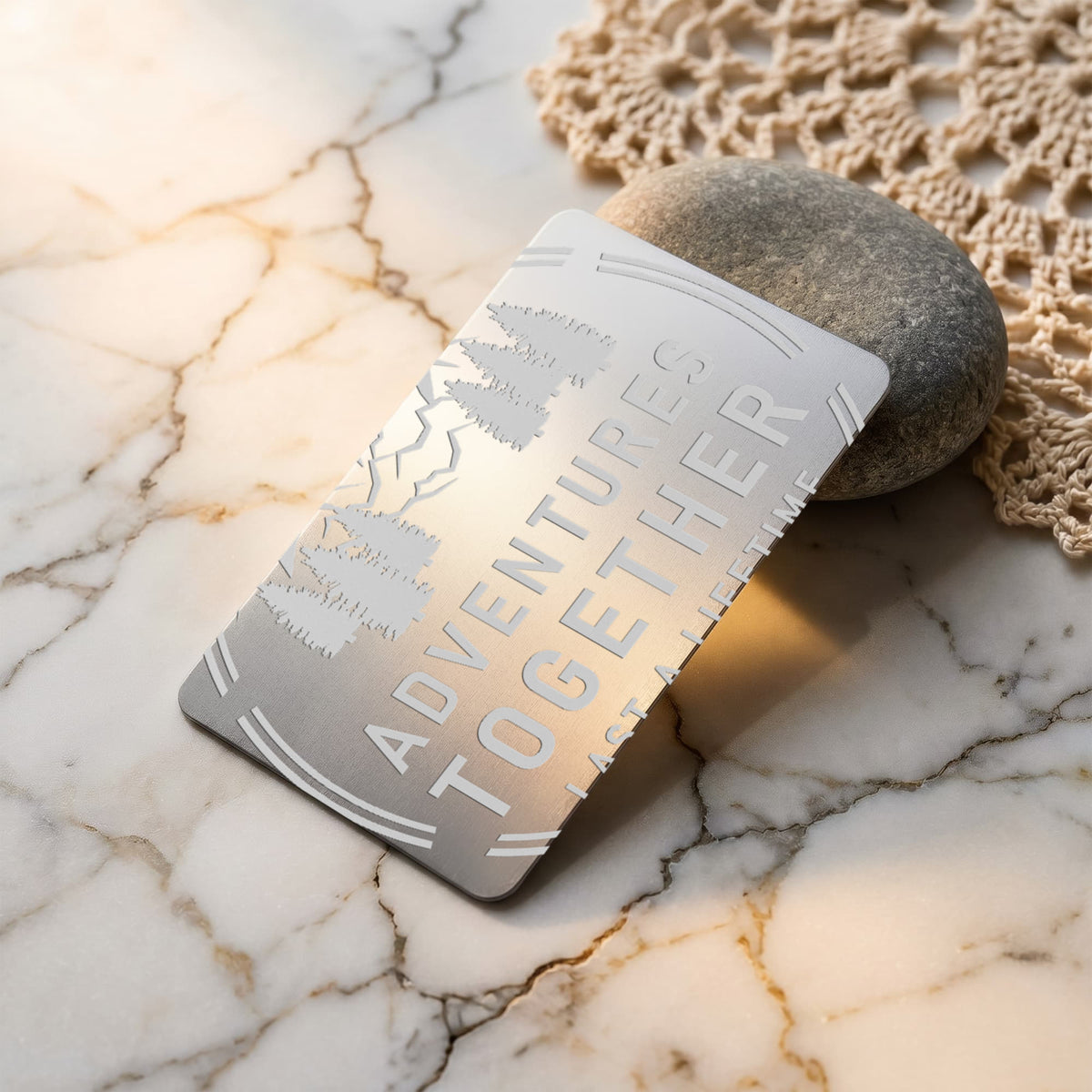 Engraved Metal Wallet Card, Gift worth giving with meaning and thoughtfulness a life time
