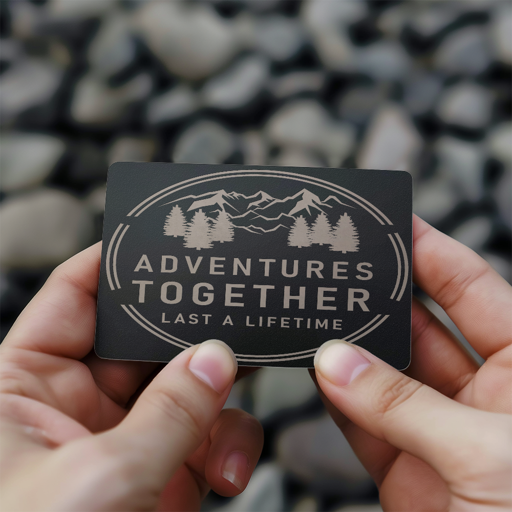Engraved Metal Wallet Card, Gift worth giving with meaning and thoughtfulness a life time