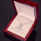 Custom Monogram Necklace Elegant and Beautiful design, Personal and Modern look