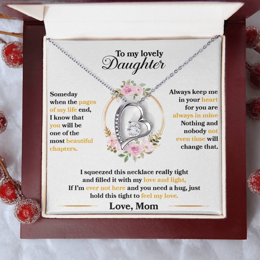 To My Lovely Daughter, Hold This Tight To Feel My Love