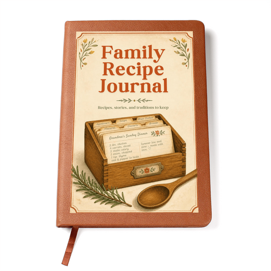 Favorite Family Recipes Journal