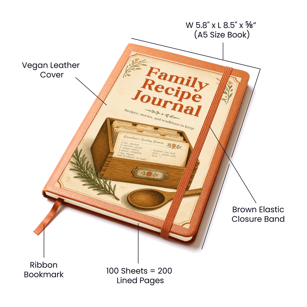 Favorite Family Recipes Journal