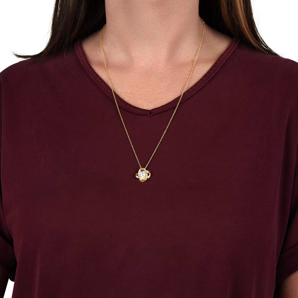 To My Beautiful Wife, Forever Love Necklace, Beautiful Gift