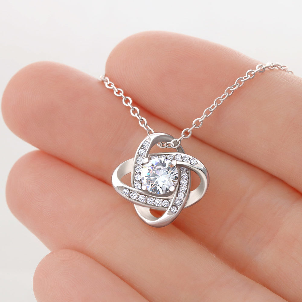 To My Beautiful Wife, Forever Love Necklace, Beautiful Gift
