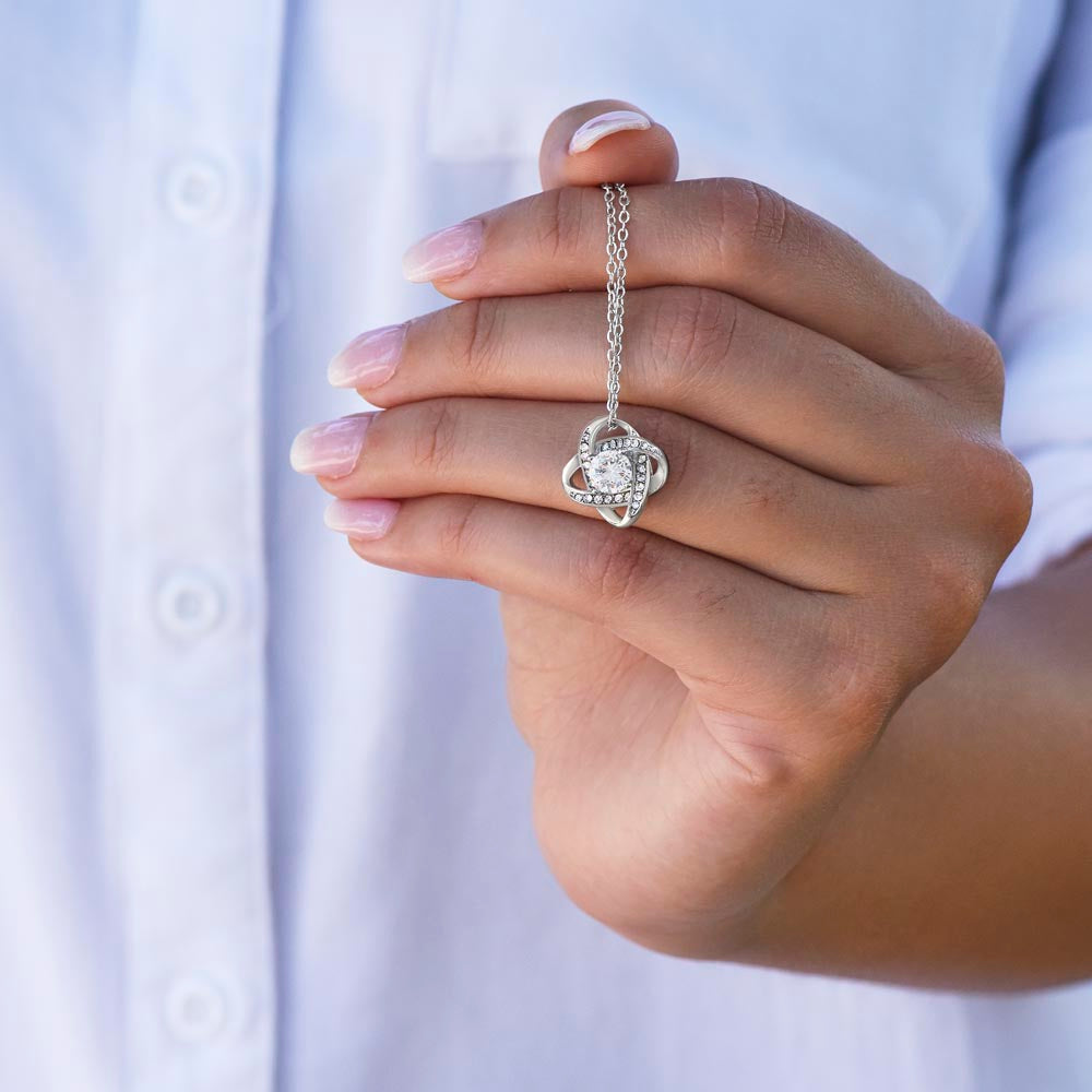 To My Beautiful Wife, Forever Love Necklace, Beautiful Gift
