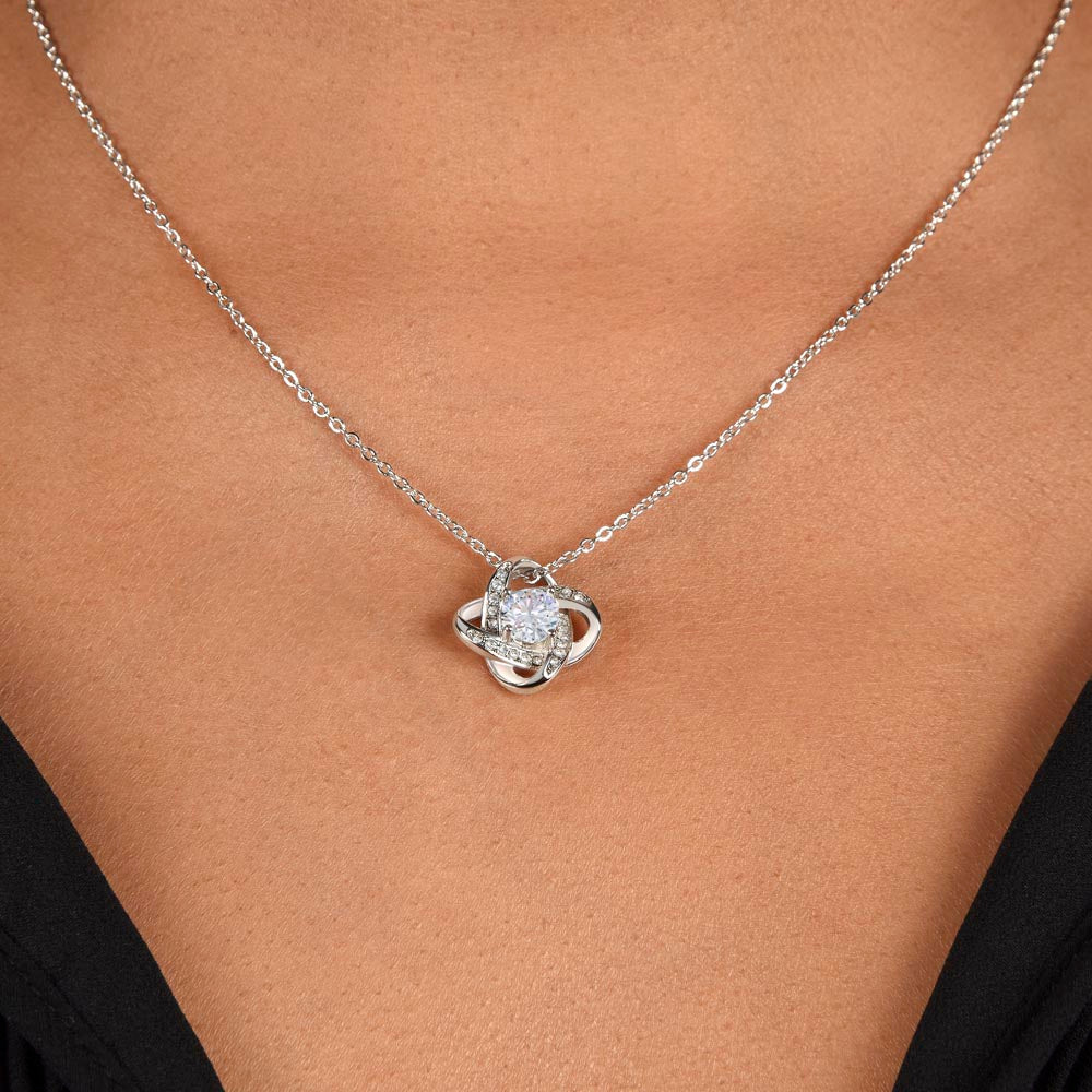 To My Beautiful Wife, Forever Love Necklace, Beautiful Gift