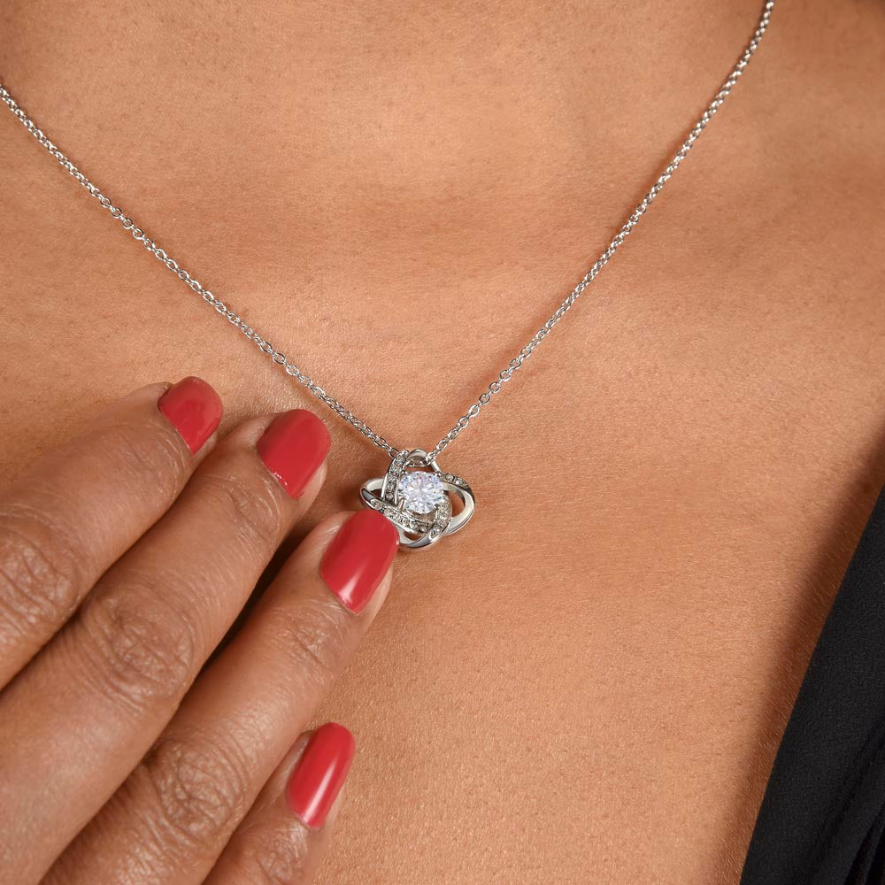 To My Beautiful Wife, Forever Love Necklace, Beautiful Gift