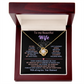 To My Beautiful Wife, Forever Love Necklace, Beautiful Gift