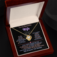 To My Beautiful Wife, Forever Love Necklace, Beautiful Gift