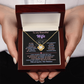 To My Beautiful Wife, Forever Love Necklace, Beautiful Gift