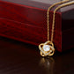 To My Beautiful Wife, Forever Love Necklace, Beautiful Gift