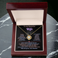 To My Beautiful Wife, Forever Love Necklace, Beautiful Gift
