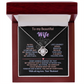 To My Beautiful Wife, Forever Love Necklace, Beautiful Gift