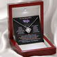 To My Beautiful Wife, Forever Love Necklace, Beautiful Gift