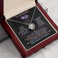 To My Beautiful Wife, Forever Love Necklace, Beautiful Gift