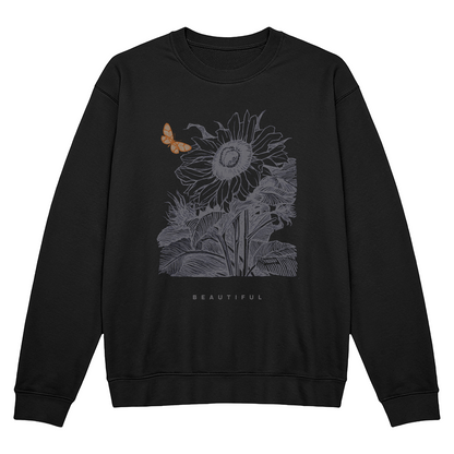 Sunflower Vibes, Beautiful Butterfly Kiss, Warm cozy Spiritual Heavenly