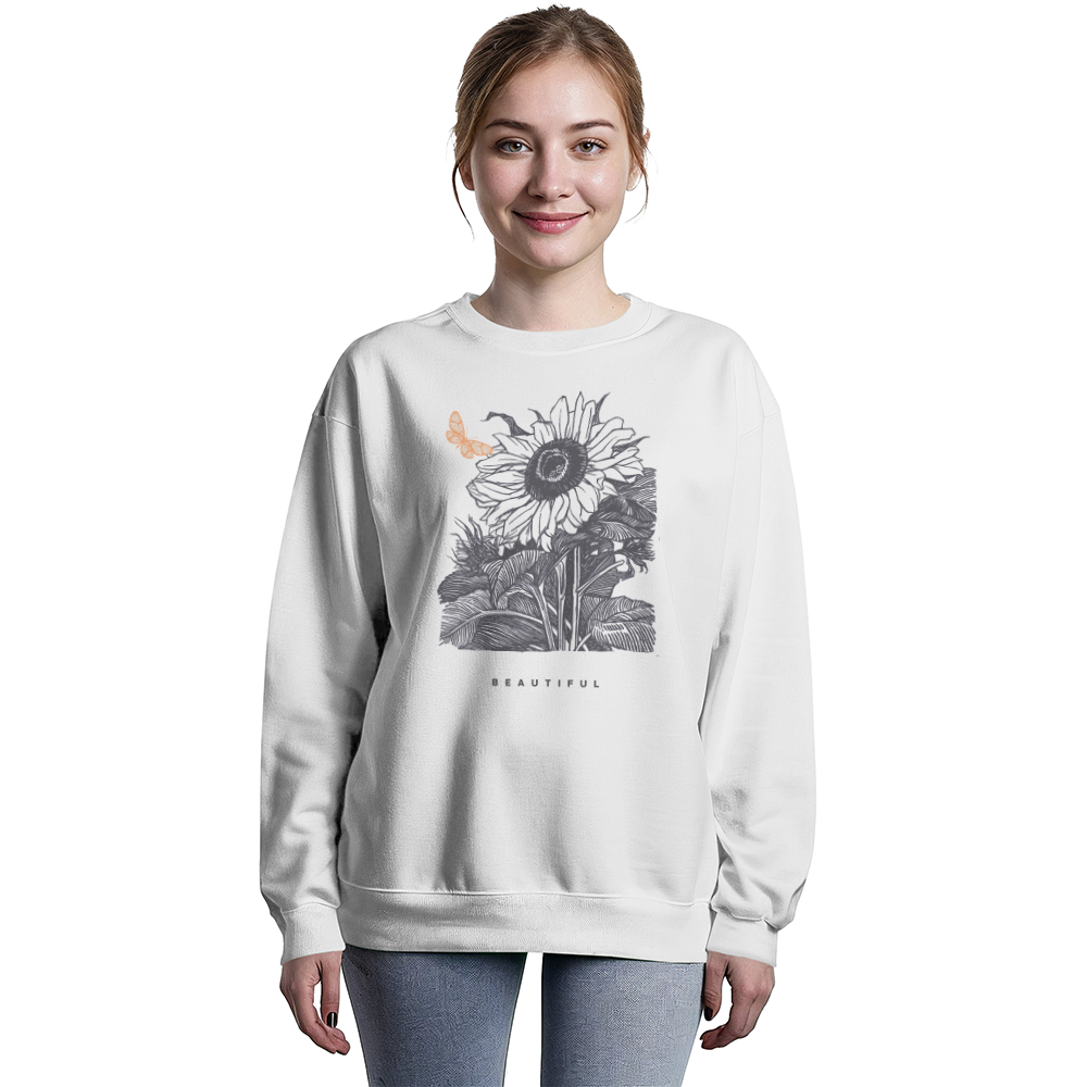 Sunflower Vibes, Beautiful Butterfly Kiss, Warm cozy Spiritual Heavenly