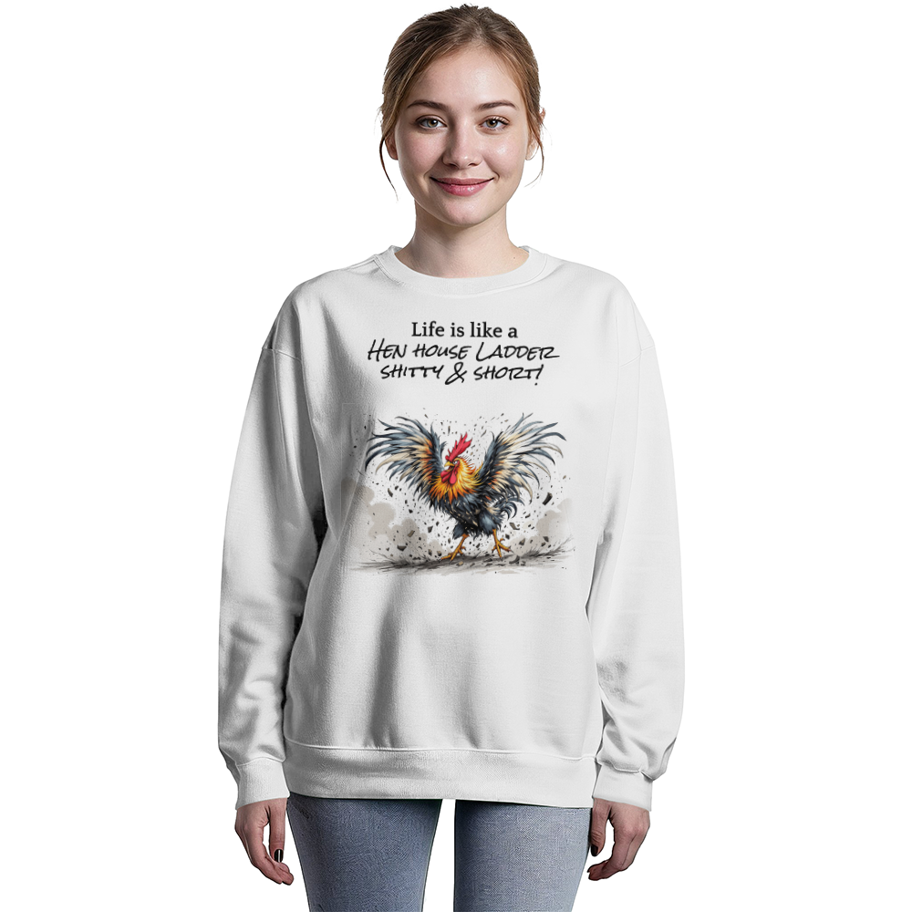 Life Sucks, Shitty Rooster humor, Farmhouse Rustic T-Shirt, Gift idea for Adults