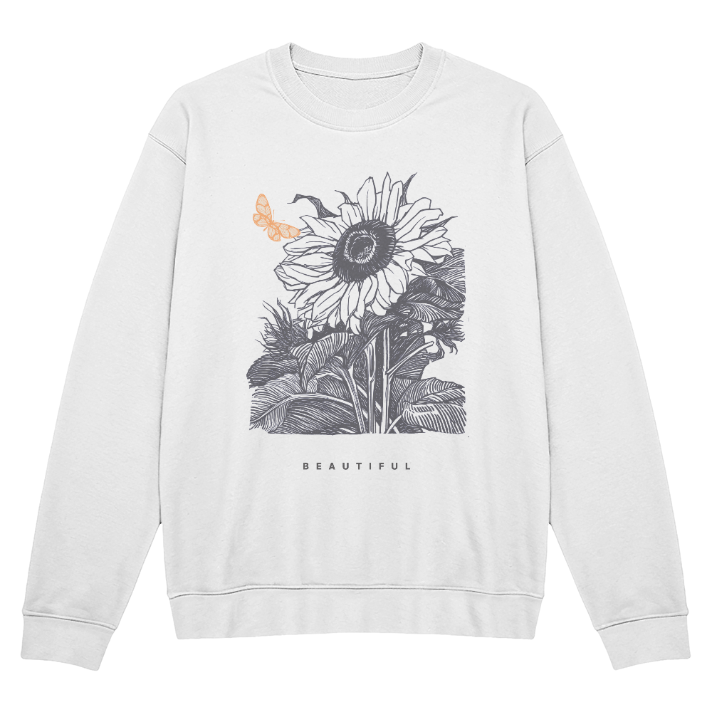 Sunflower Vibes, Beautiful Butterfly Kiss, Warm cozy Spiritual Heavenly