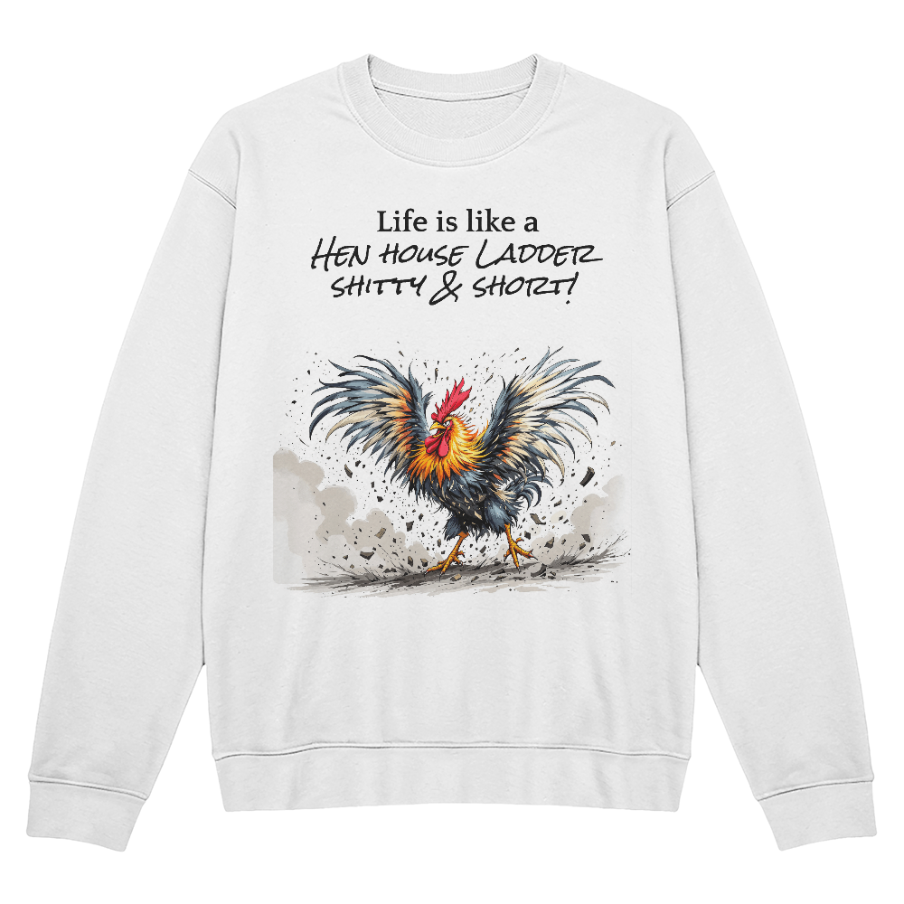 Life Sucks, Shitty Rooster humor, Farmhouse Rustic T-Shirt, Gift idea for Adults
