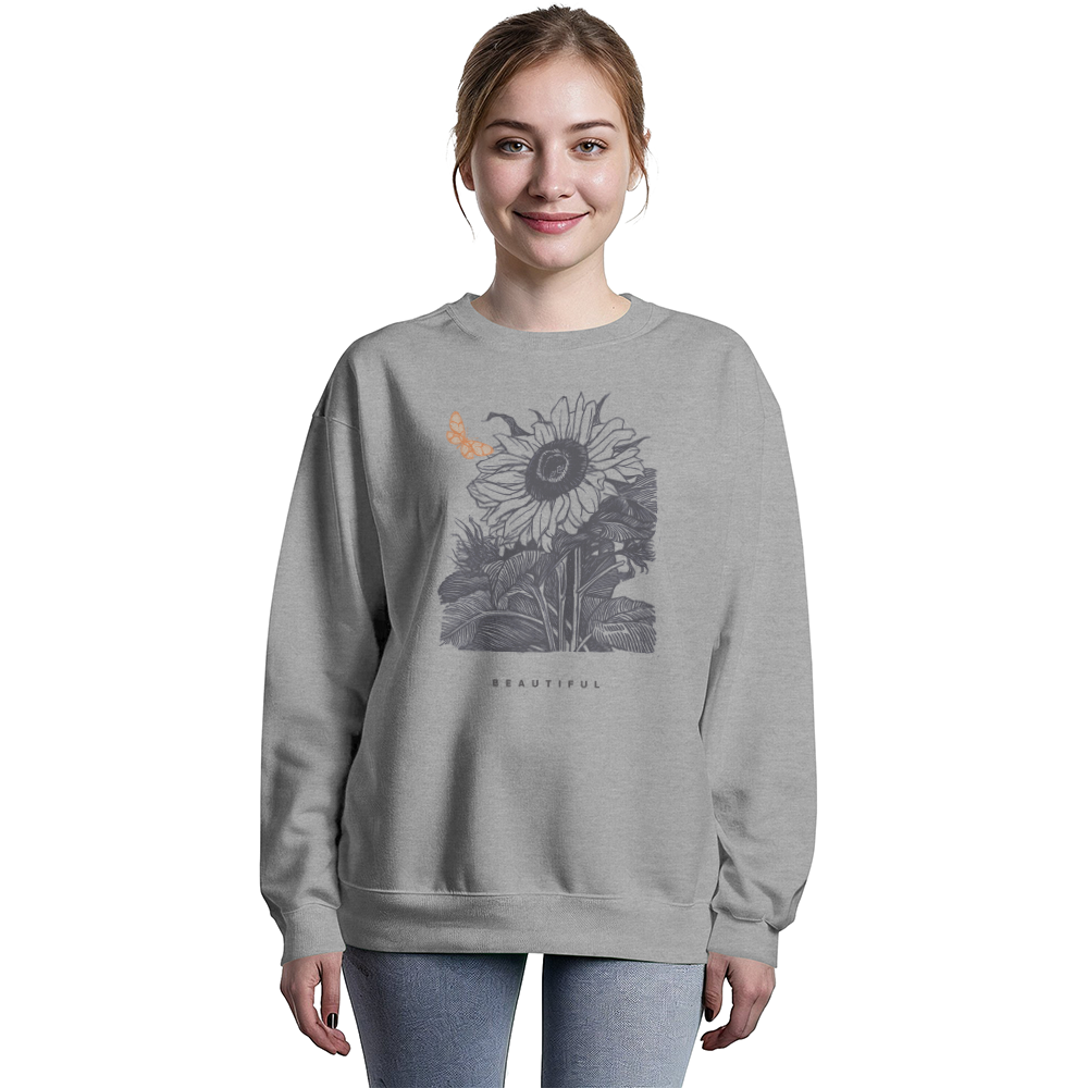 Sunflower Vibes, Beautiful Butterfly Kiss, Warm cozy Spiritual Heavenly