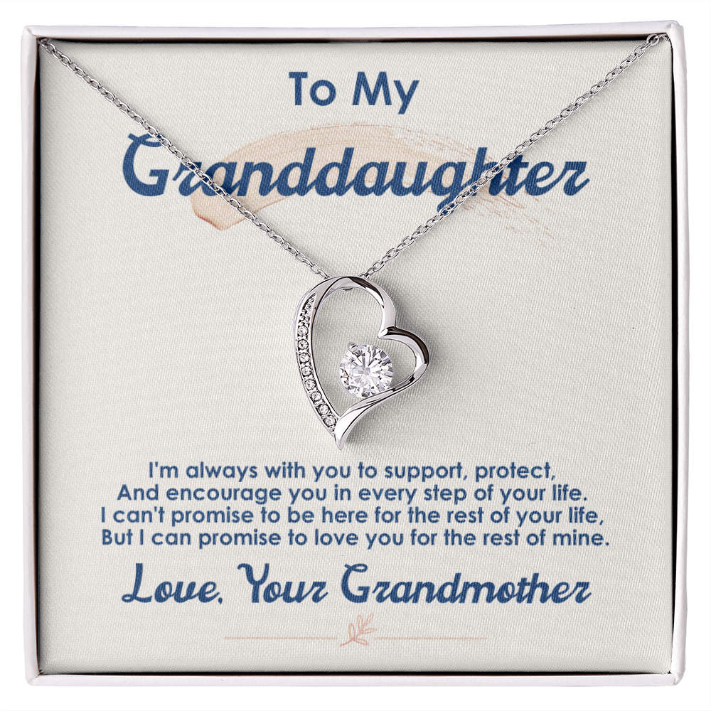To My Granddaughter, I Love You For The Rest Of My Life