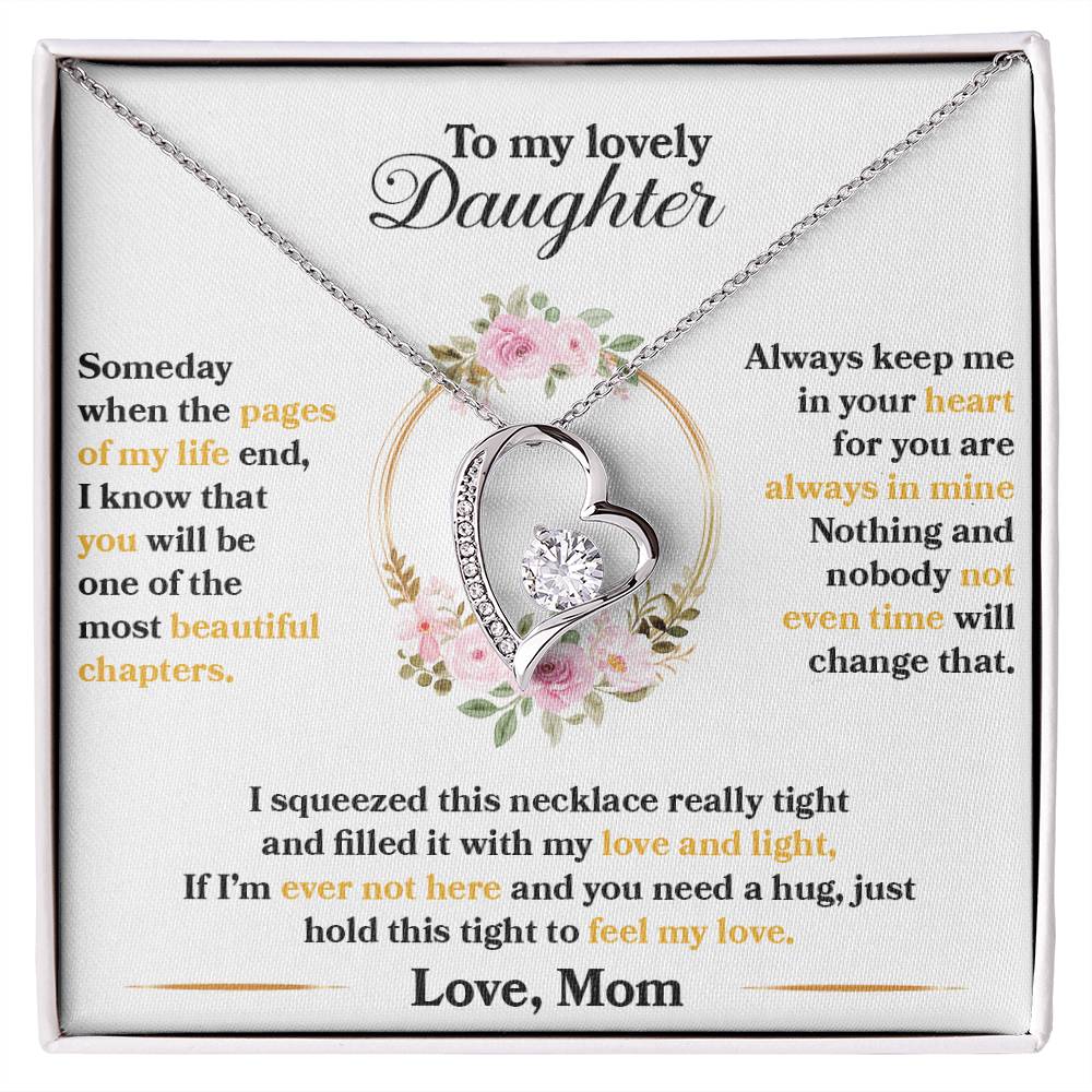 To My Lovely Daughter, Hold This Tight To Feel My Love