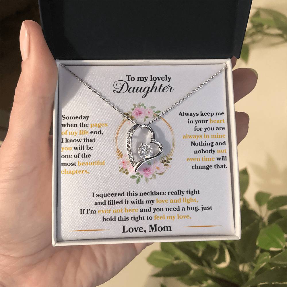 To My Lovely Daughter, Hold This Tight To Feel My Love