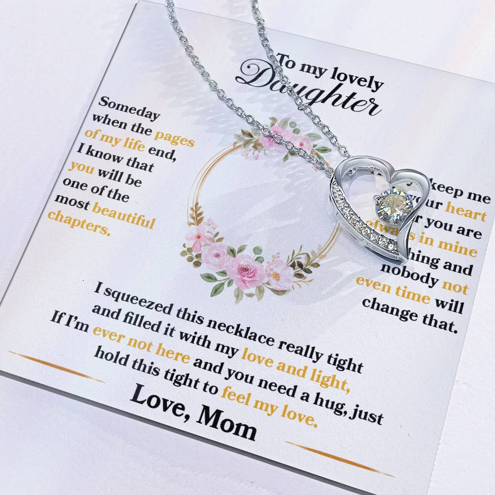 To My Lovely Daughter, Hold This Tight To Feel My Love