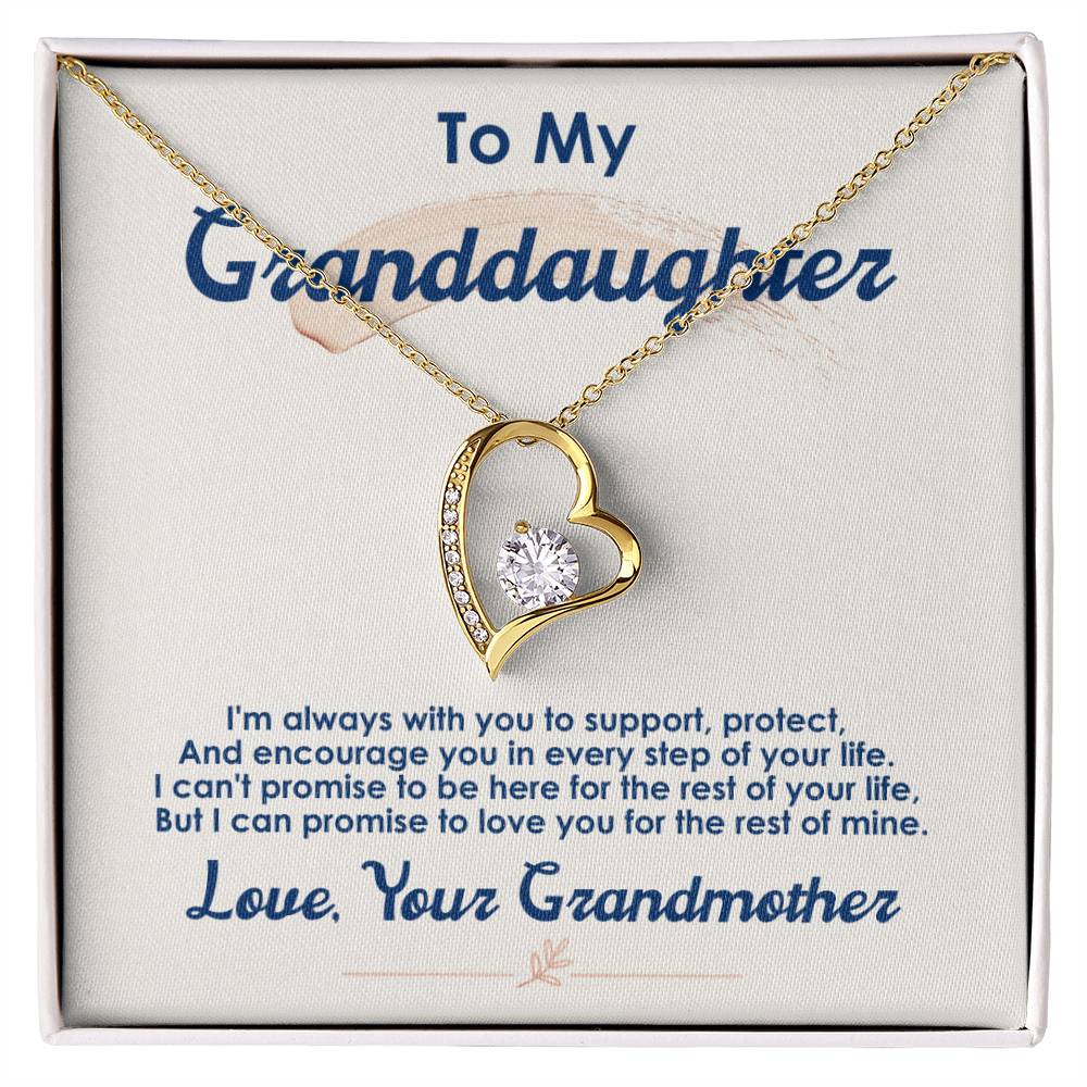 To My Granddaughter, I Love You For The Rest Of My Life