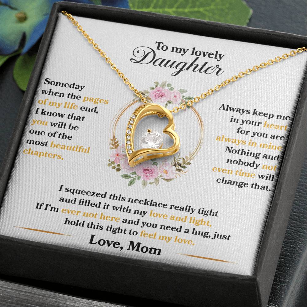 To My Lovely Daughter, Hold This Tight To Feel My Love