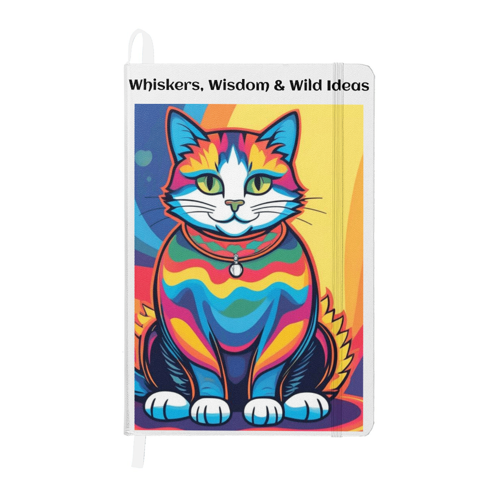 Whiskers, Wisdom & Wild Ideas Journal- Cool Cat Notebook for Writing, Notes & Everyday thoughts
