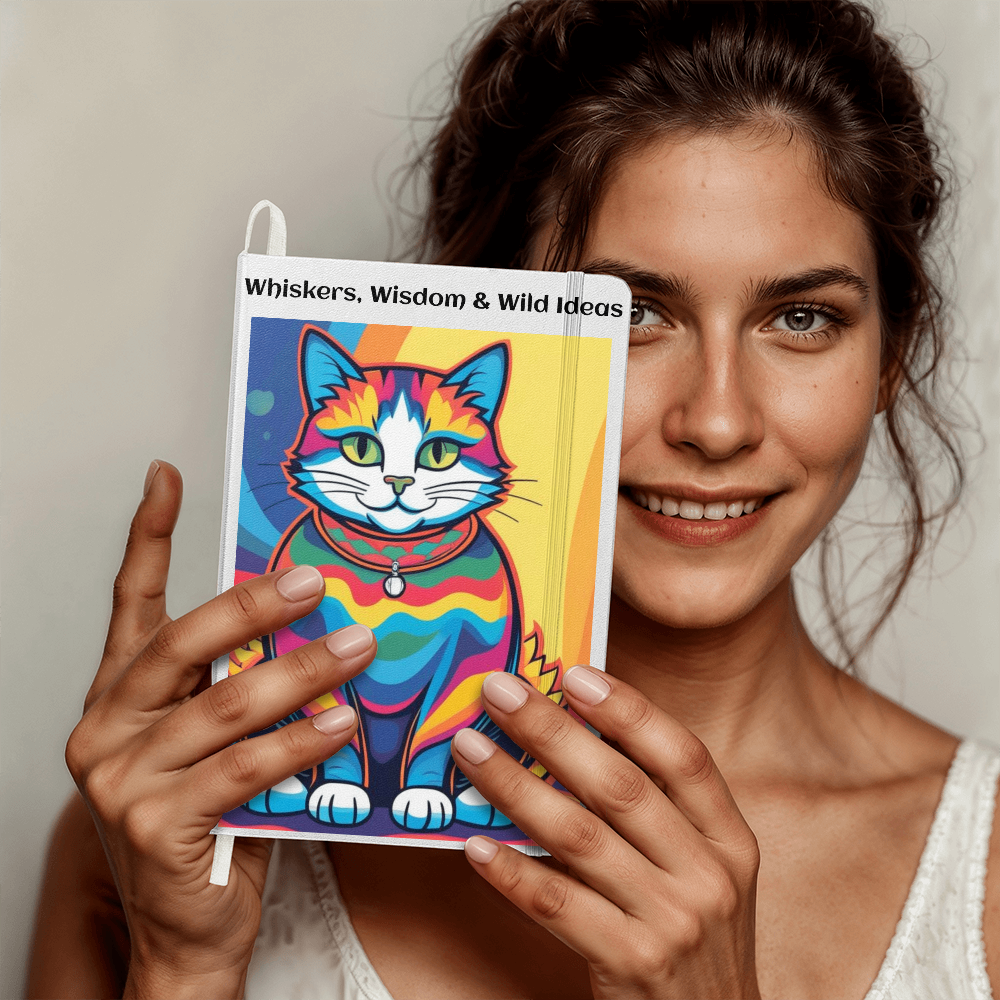 Whiskers, Wisdom & Wild Ideas Journal- Cool Cat Notebook for Writing, Notes & Everyday thoughts