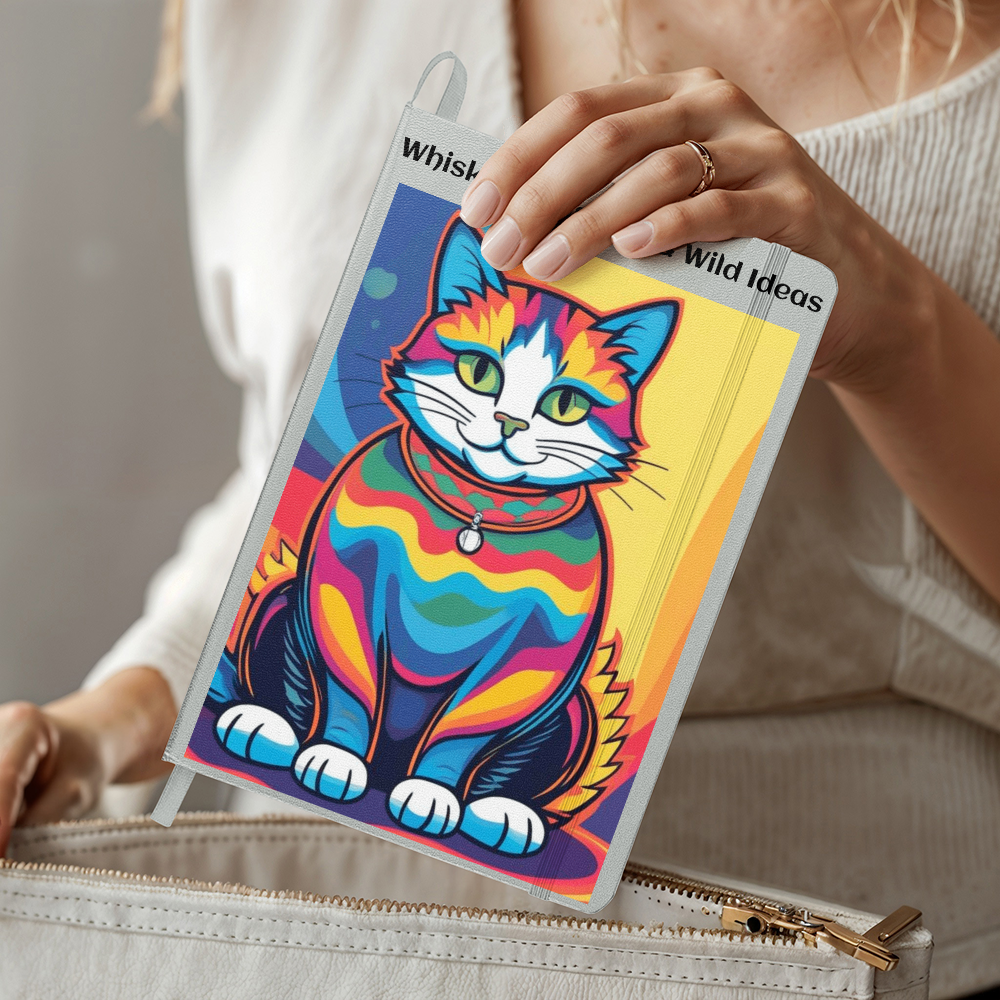 Whiskers, Wisdom & Wild Ideas Journal- Cool Cat Notebook for Writing, Notes & Everyday thoughts