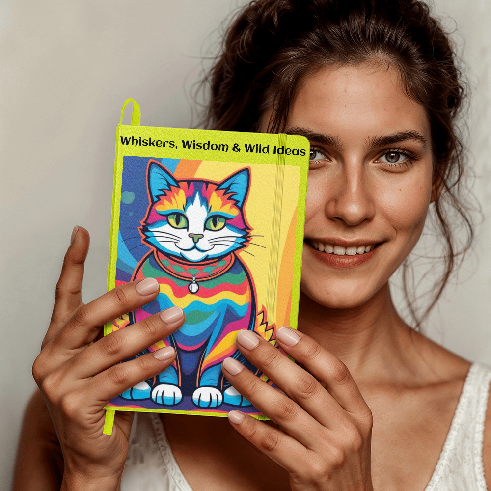 Whiskers, Wisdom & Wild Ideas Journal- Cool Cat Notebook for Writing, Notes & Everyday thoughts
