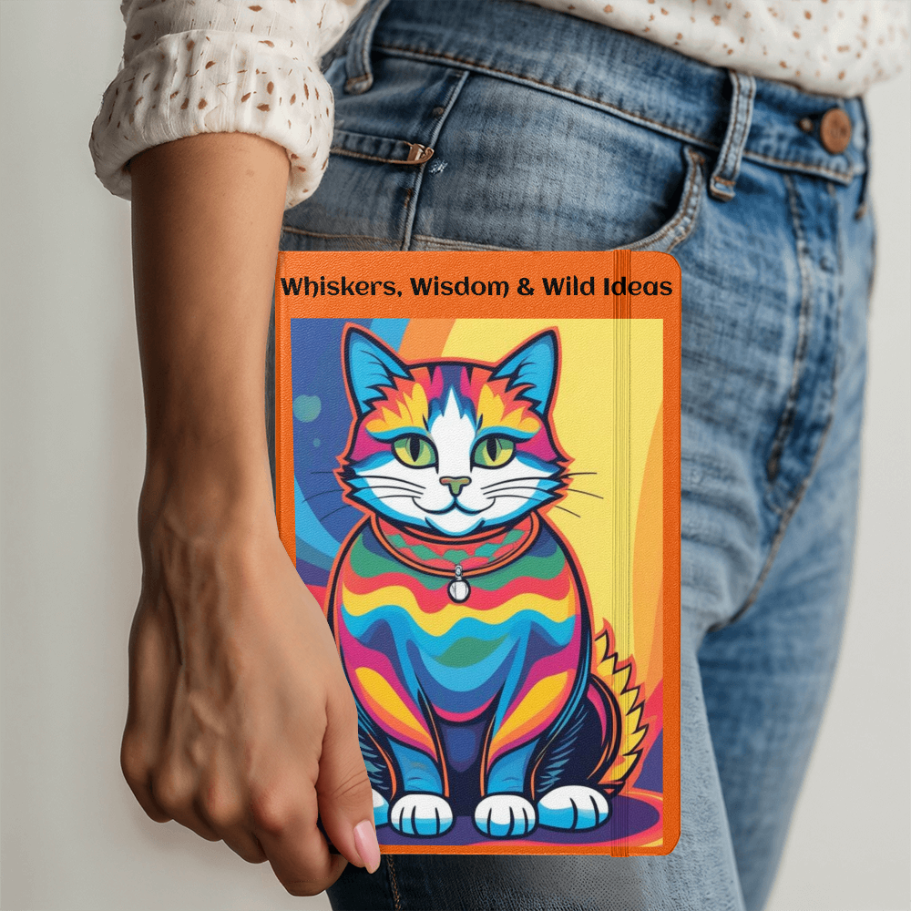 Whiskers, Wisdom & Wild Ideas Journal- Cool Cat Notebook for Writing, Notes & Everyday thoughts