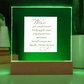 Lightened Christmas Card-- A Keepsake that Glows with Holiday Cheer