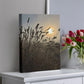 Breathe the Light, Touch the sky, grassing field Wrapped Canvas wall hanging, Poetic Boho style saying, Beautiful Sunrise, Country Outdoors